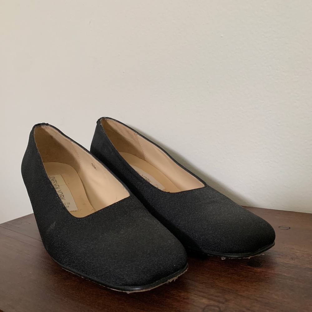 Short black heels